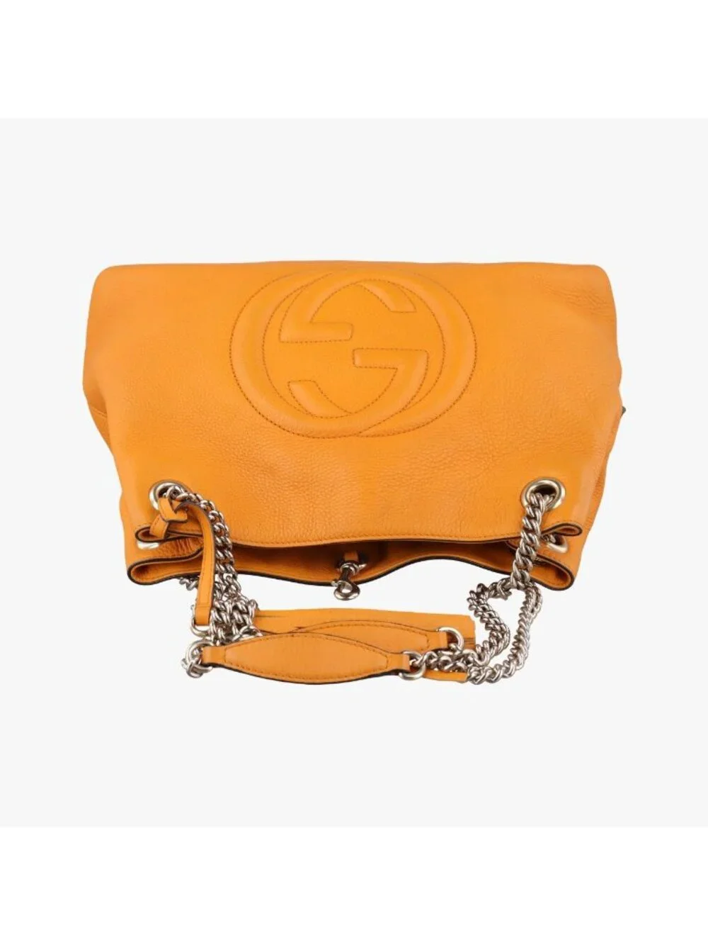 Gucci Soho Yellow Leather Shoulder Bag
